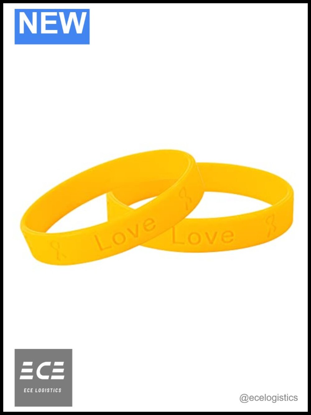 Silicone Awareness Bracelets 50 Pack Stretch Wristbands Fundraising